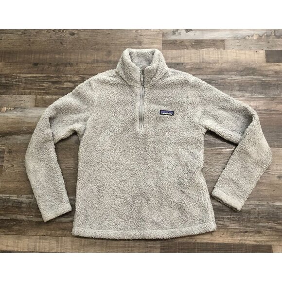 Patagonia Las Gatos 1/4 Zip Fleece Pullover Womens Small Gray - Picture 1 of 7